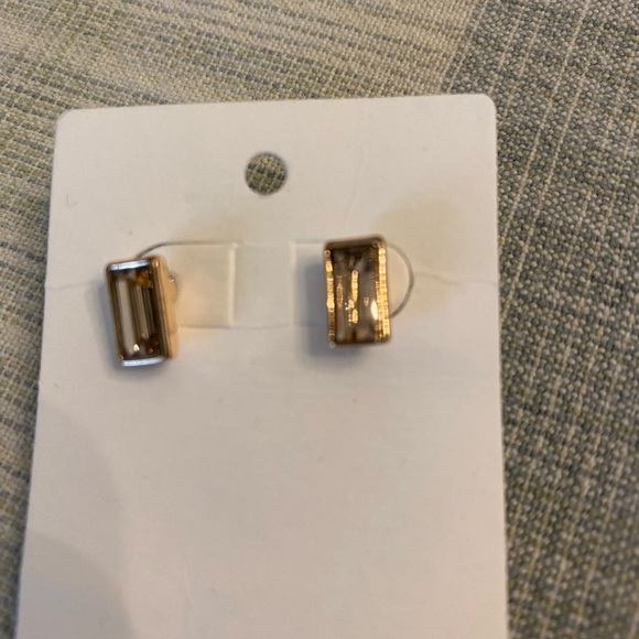 NWT Banana Republic Crystal Gem Stud Earrings - Picture 11 of 12